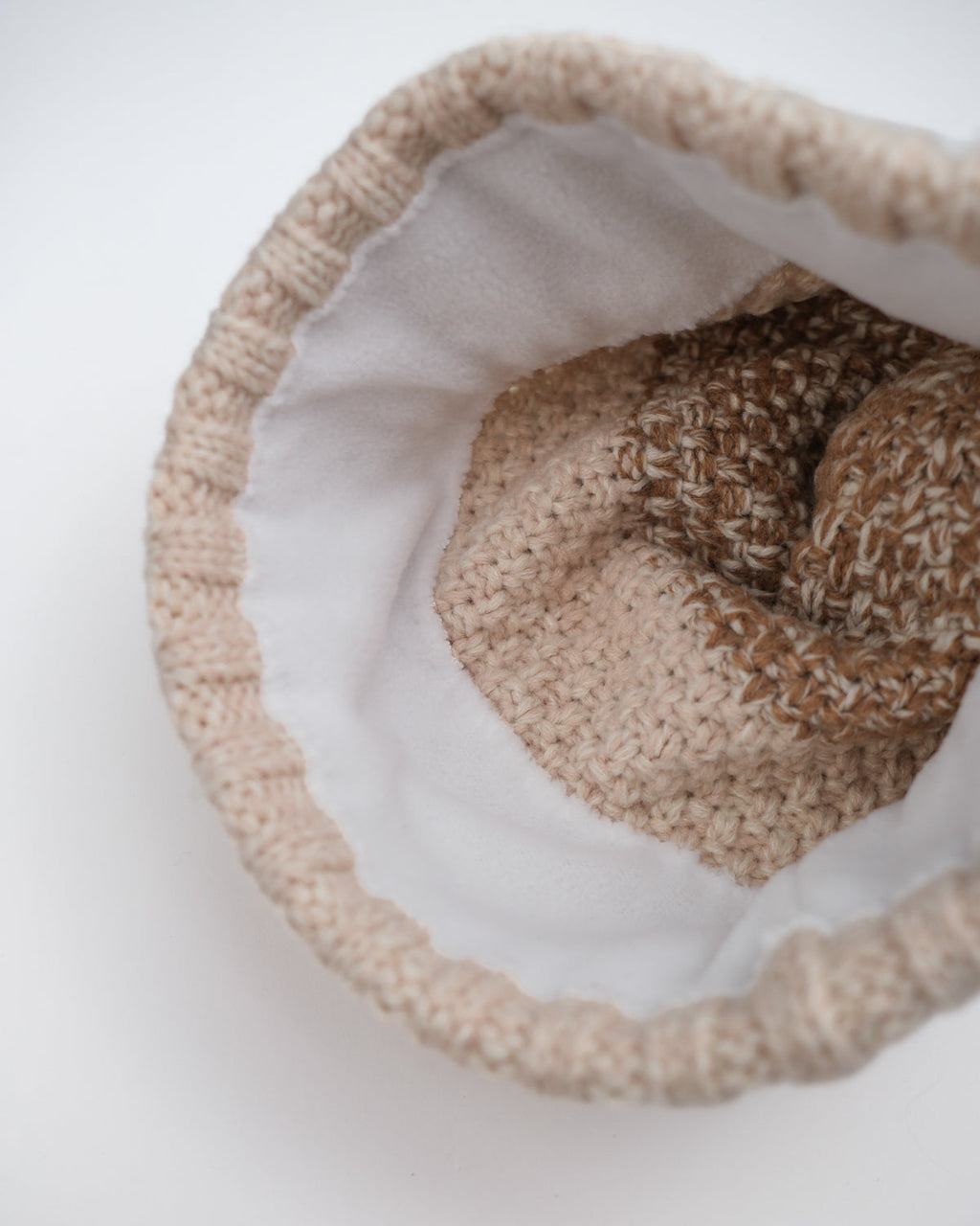 Outside In Faded Pom Pom Hat | Oat Gradient