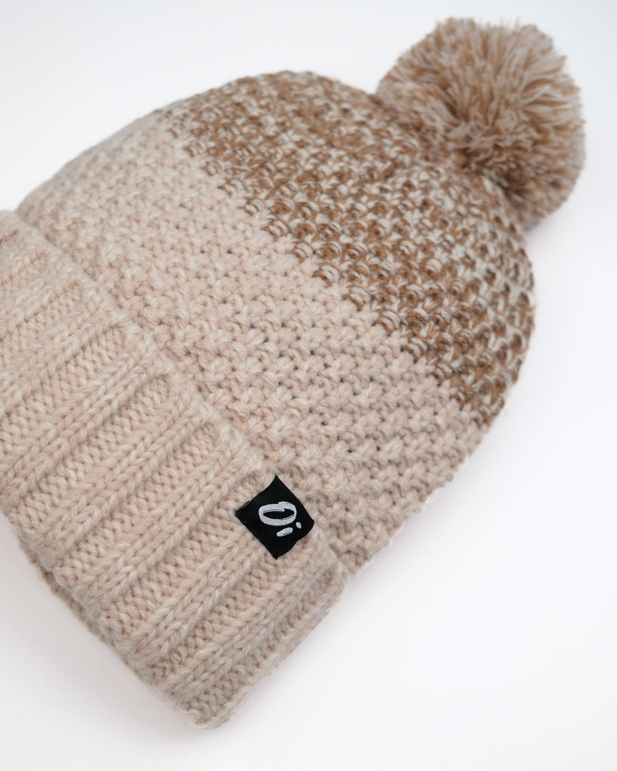Outside In Faded Pom Pom Hat | Oat Gradient