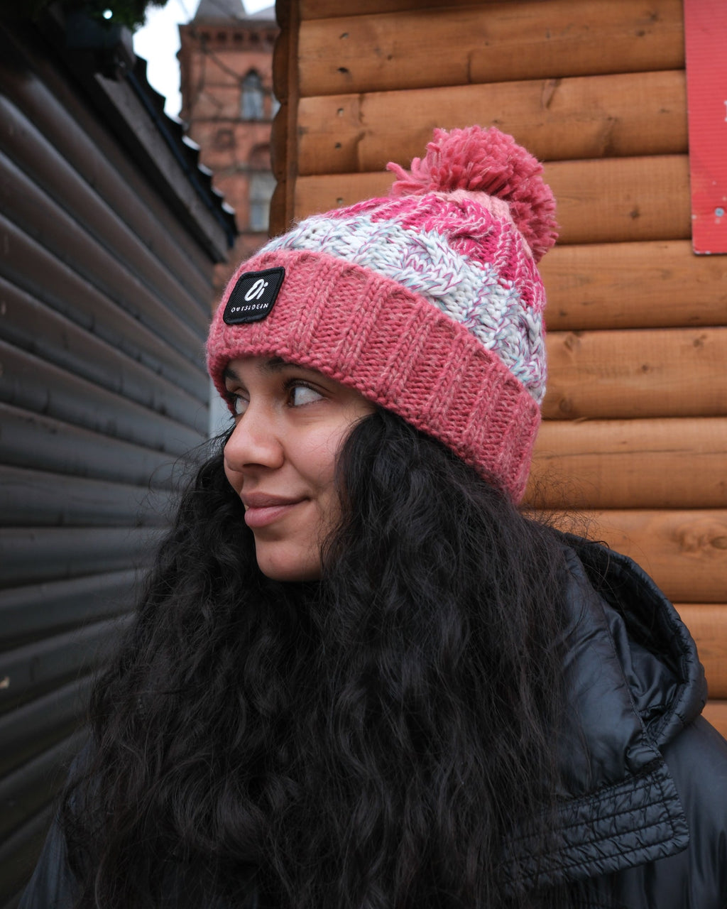 Outside In Pom Pom Hat | Coral Reef