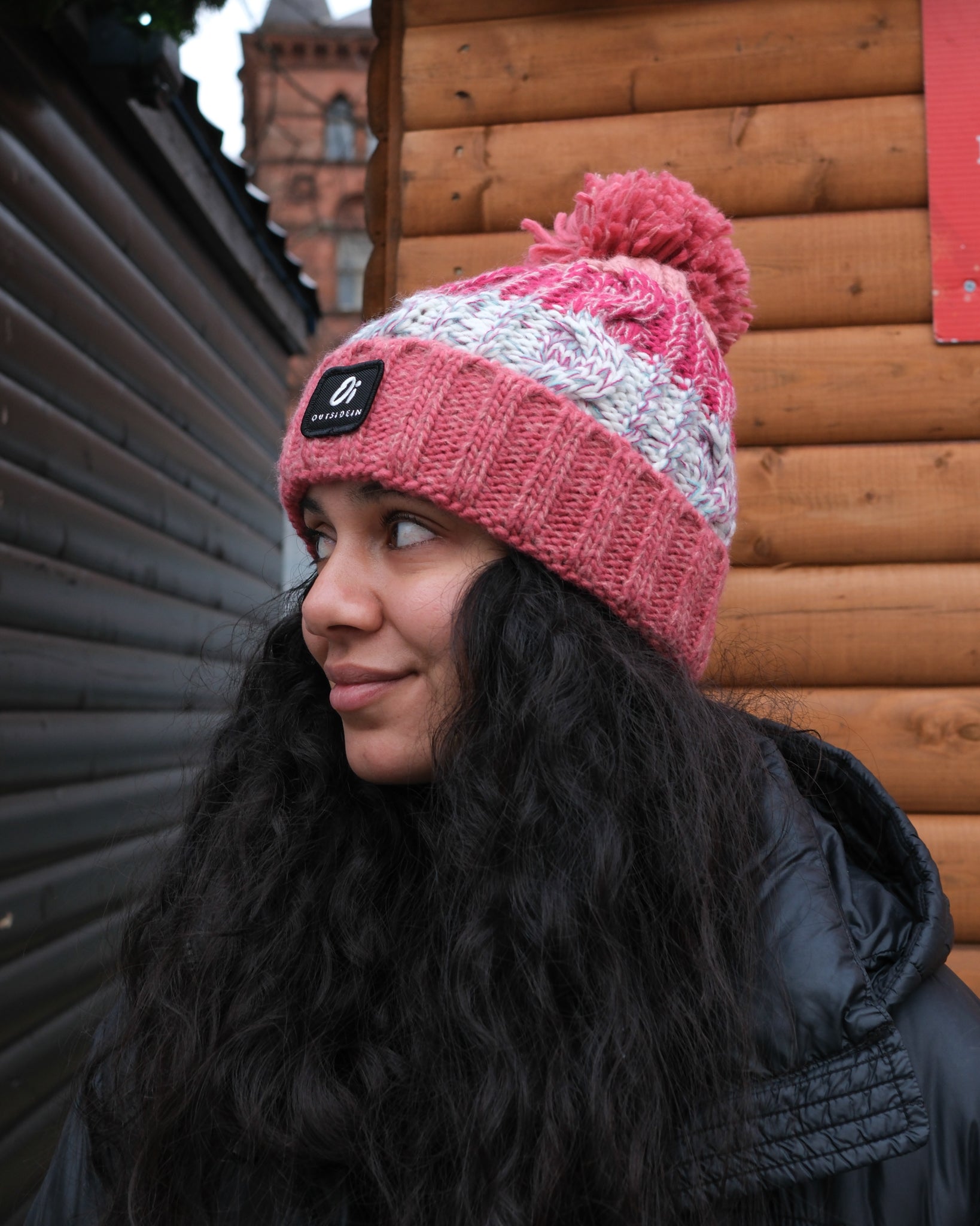 Outside In Pom Pom Hat | Coral Reef