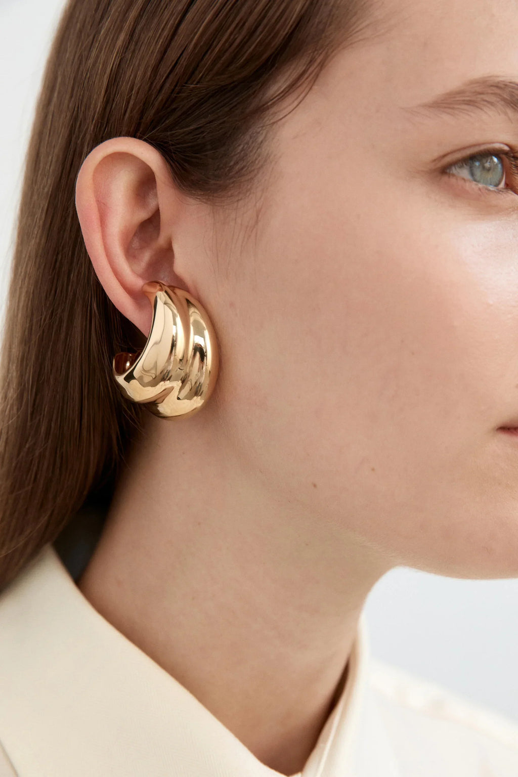 Nina Gordon Gold Mega Cuff Hoops