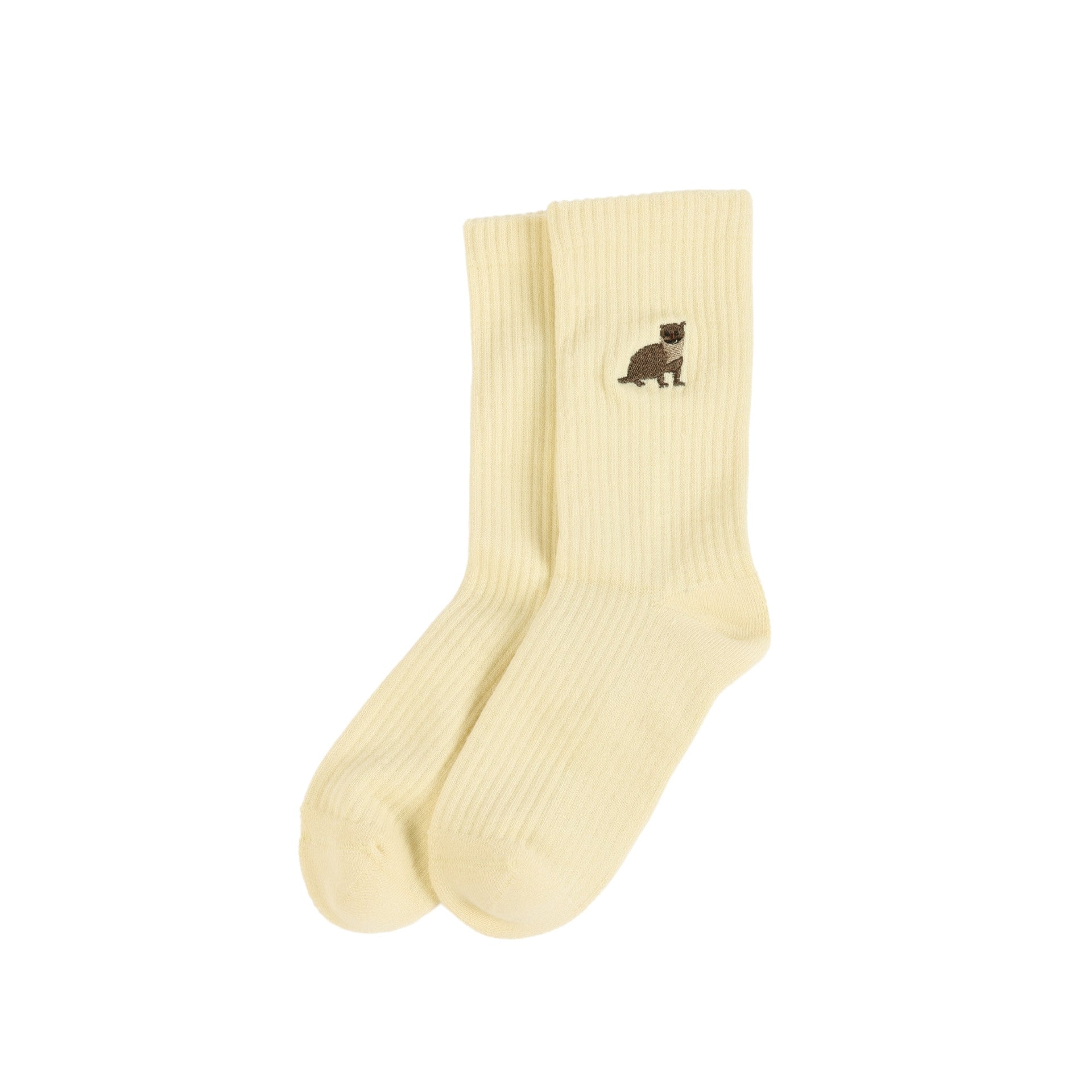 Bare Kind Save the Otter Bamboo Ribbed Socks