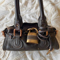 Authentic Chloé Paddington Mini Bag – Dark Brown