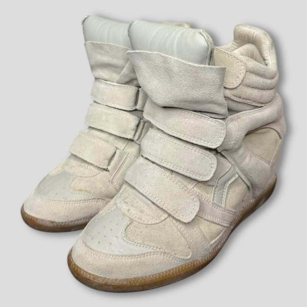 Isabel Marant Women's Cream and White Trainers