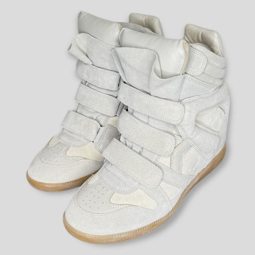 Isabel Marant Women's Cream and White Trainers