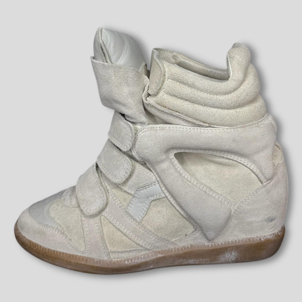 Isabel Marant Women's Cream and White Trainers