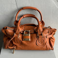 Iconic Chloé Paddington Bag in Tan leather