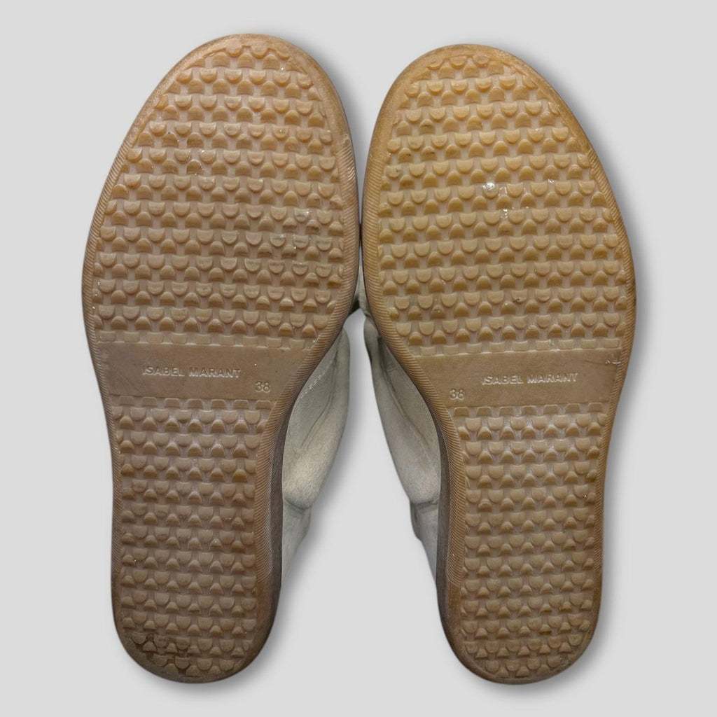 Isabel Marant Women's Cream and White Trainers