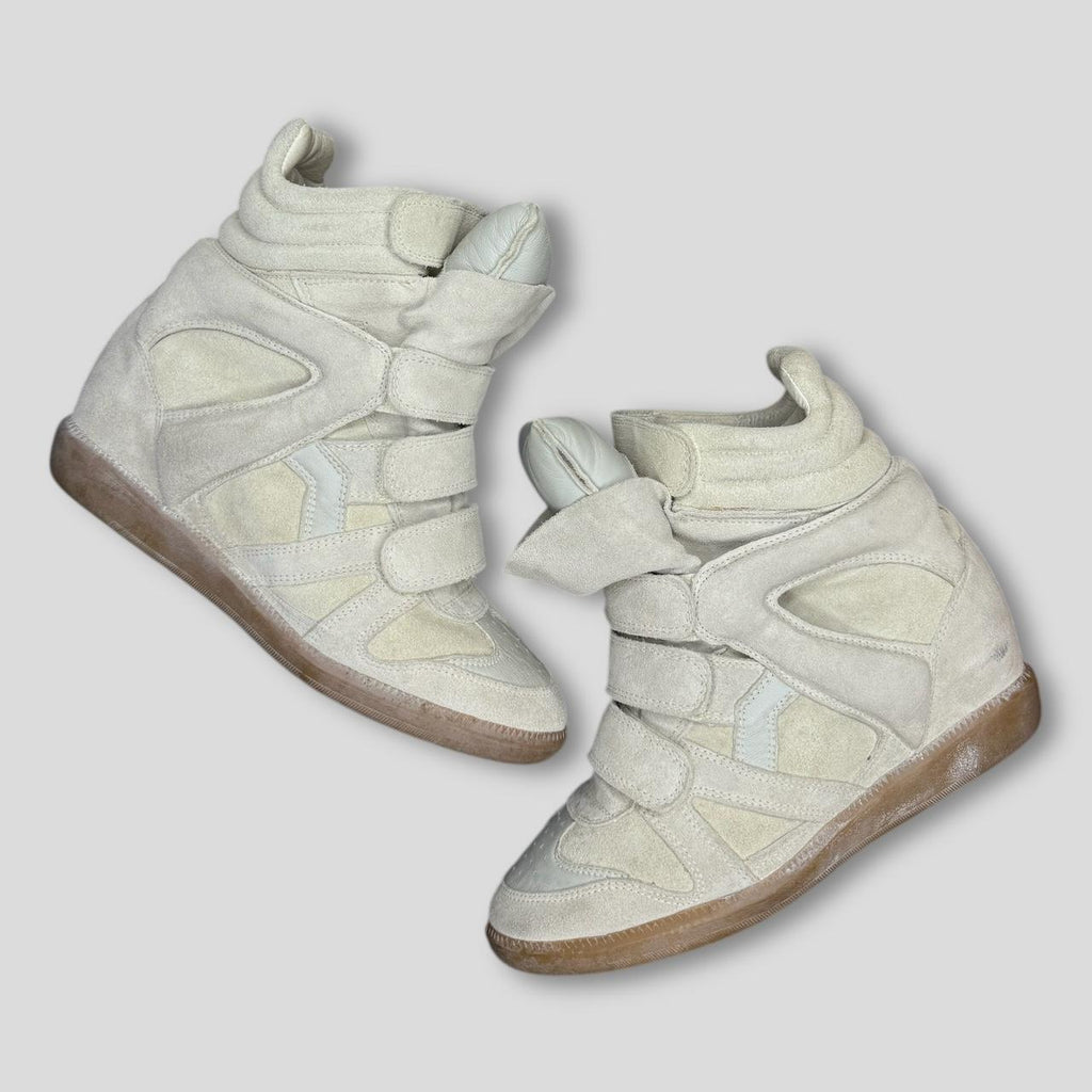 Isabel Marant Women's Cream and White Trainers