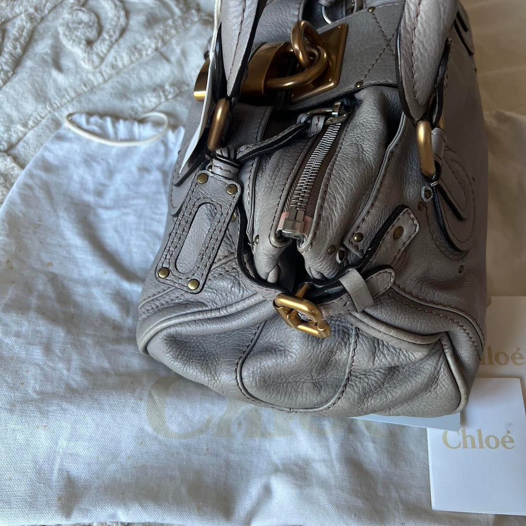 Authentic Chloé Paddington Bag – Grey