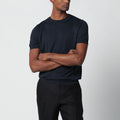 Blue wool-blend knit