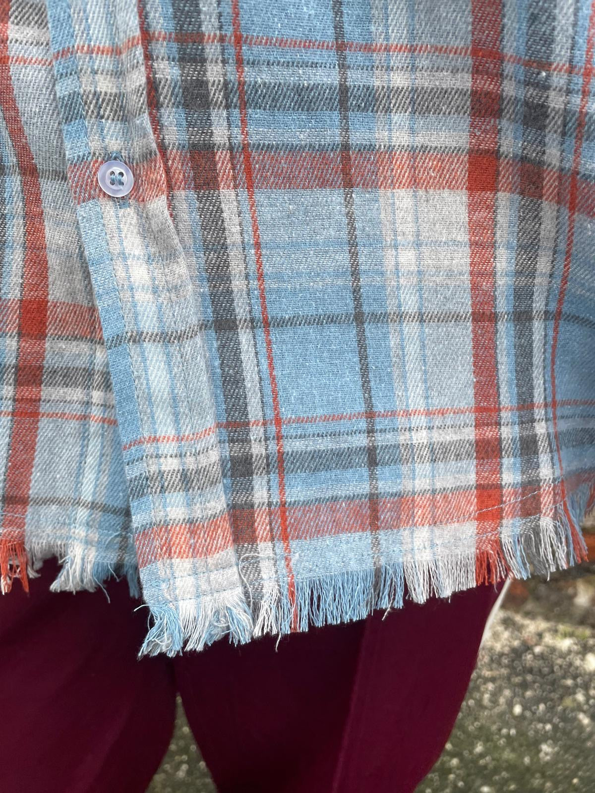 PARK Classic Shirt in Blue Plaid