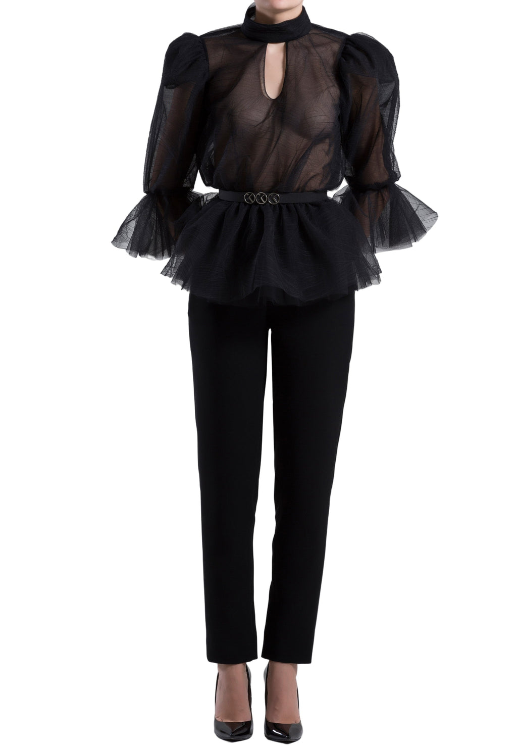 RUFFLED BLOUSE