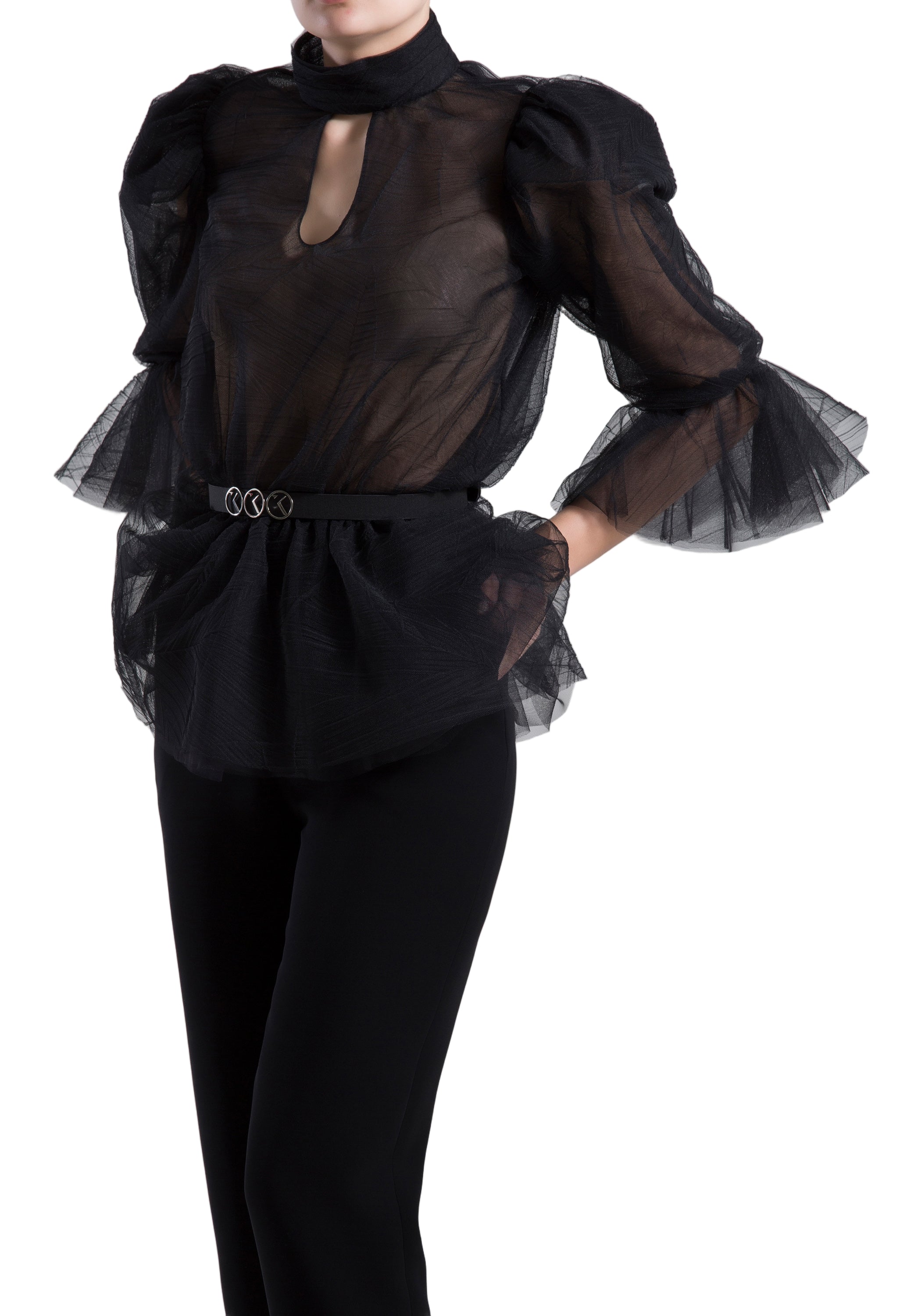RUFFLED BLOUSE