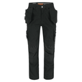 Herock Dagan Short Leg Water-Repellent Holster Pocket Kneepad Trousers Black 32" Waist 28" Leg