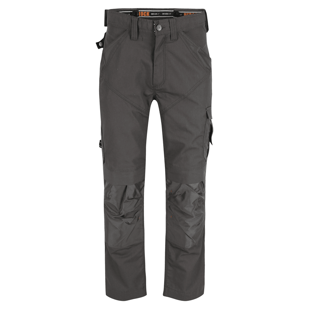 Herock Apollo Shortleg Multi Pocket Knee Pad Trousers Grey, 30" Waist 28" Leg