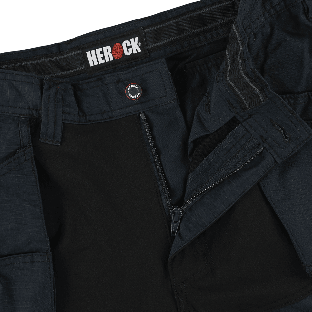 Herock Spector Multi Pocket Holster Pocket Kneepad Stretch Trousers DARK KHAKI/BLACK / 38" Waist, 33" Leg