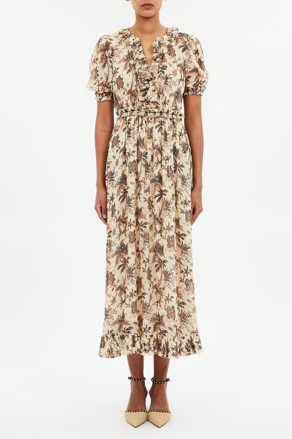 Ulla Johnson Rosamunde Puff Sleeve Dress