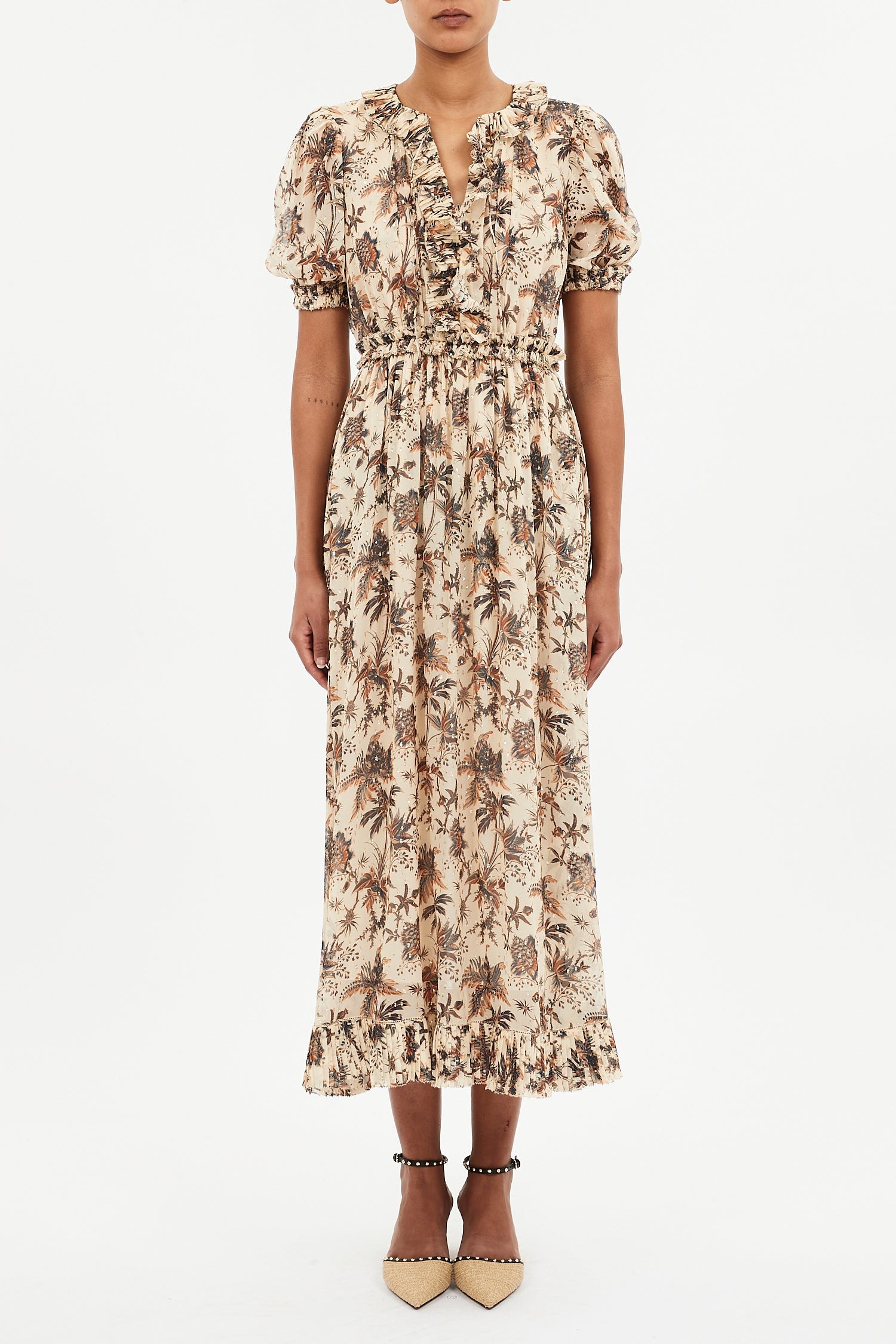 Ulla Johnson Rosamunde Puff Sleeve Dress