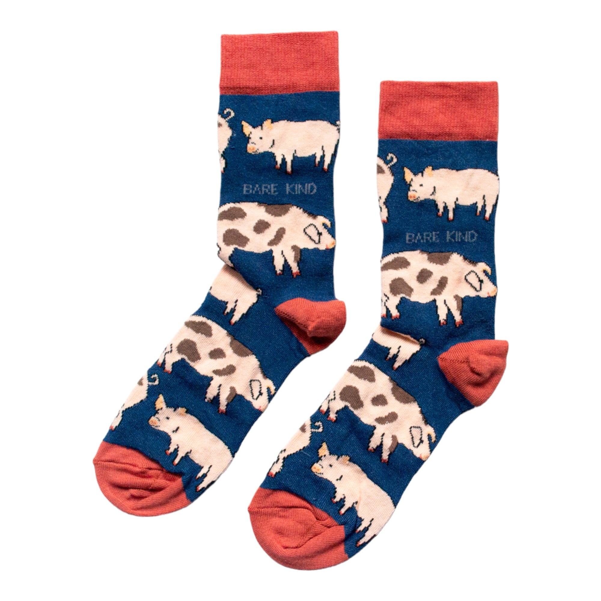 Bare Kind Save the Pig Bamboo Socks