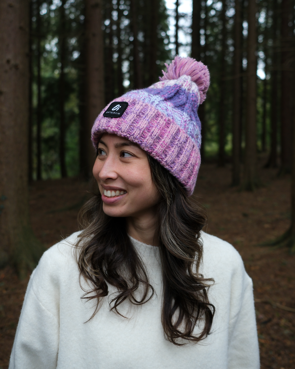Outside In Pom Pom Hat | Candy Cloud