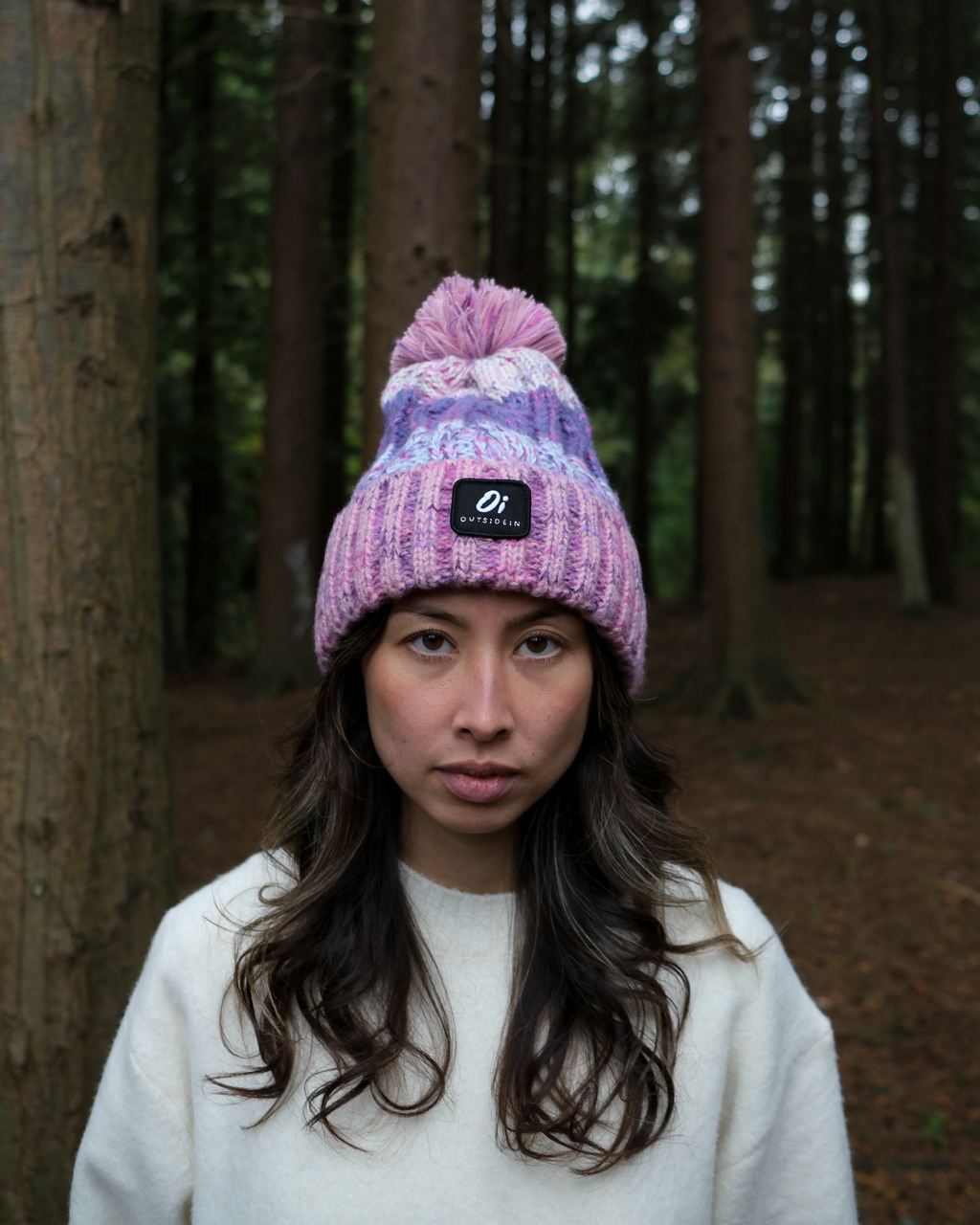 Outside In Pom Pom Hat | Candy Cloud