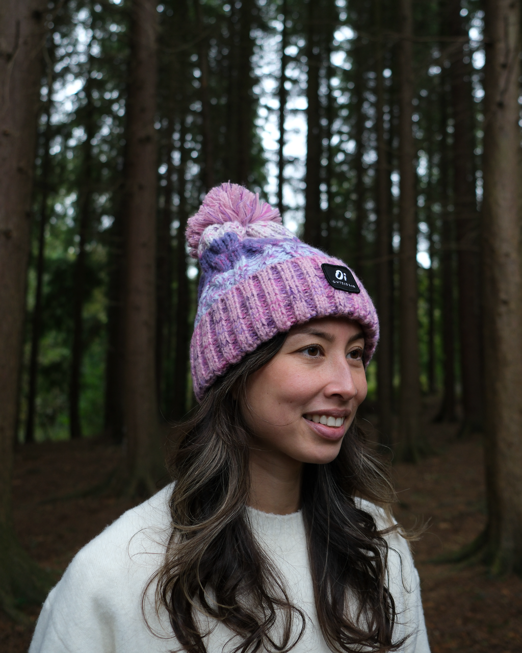 Outside In Pom Pom Hat | Candy Cloud