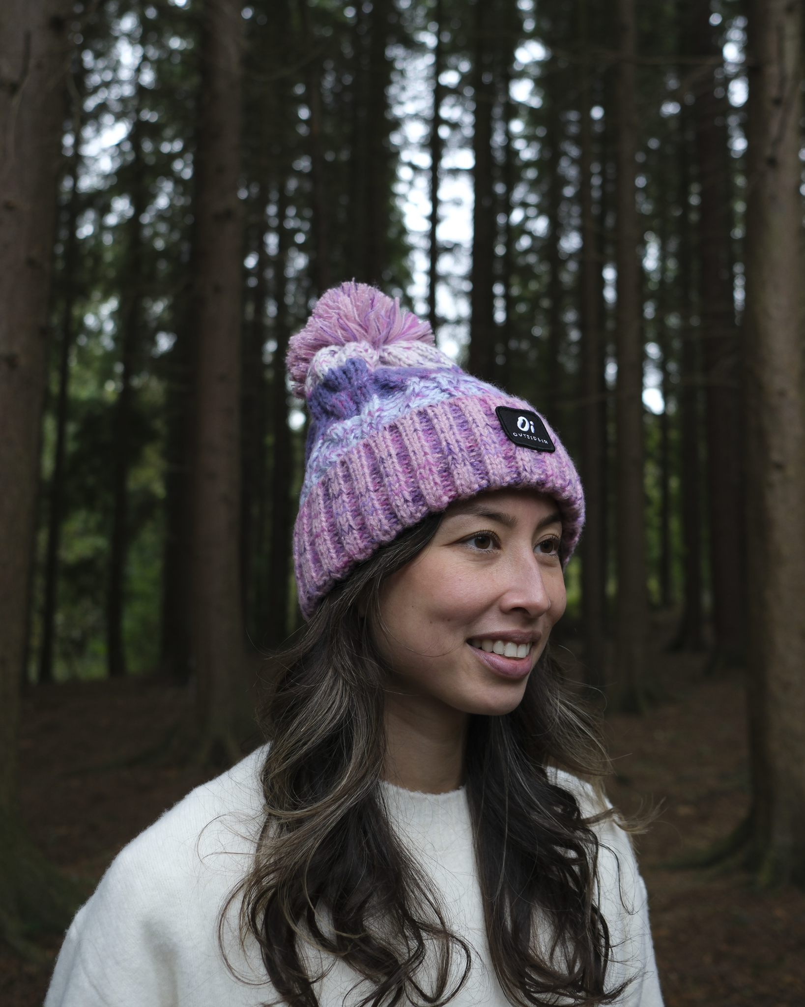 Outside In Pom Pom Hat | Candy Cloud