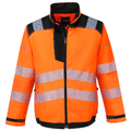 Portwest T500 PW3 Hi-Vis Work Jacket Orange / Black / Medium
