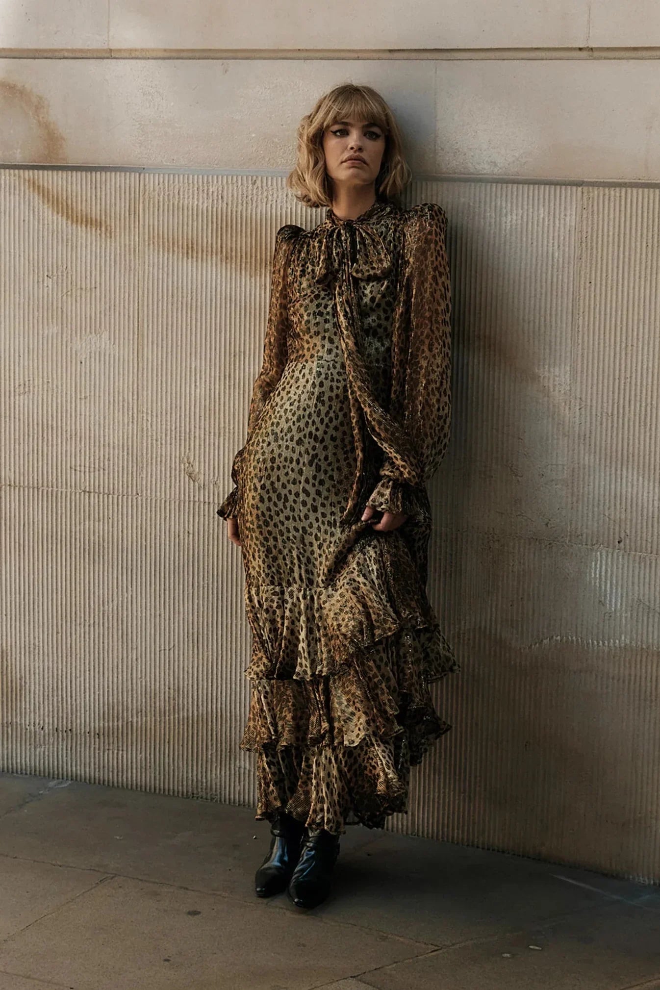 Queens of Archive Farrah Dress in Leopard