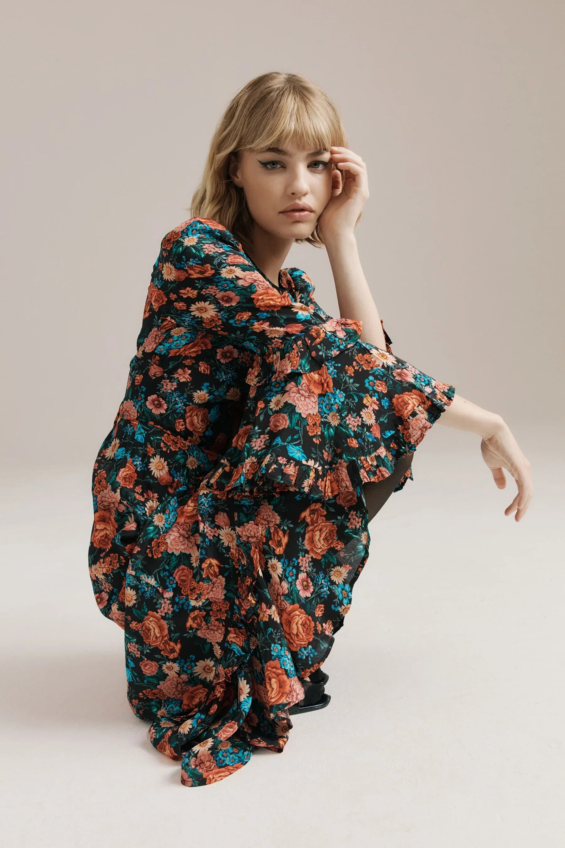 Queens of Archive Claudia Floral Dress
