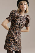 Queens of Archive Arabella Mini Dress in Leopard