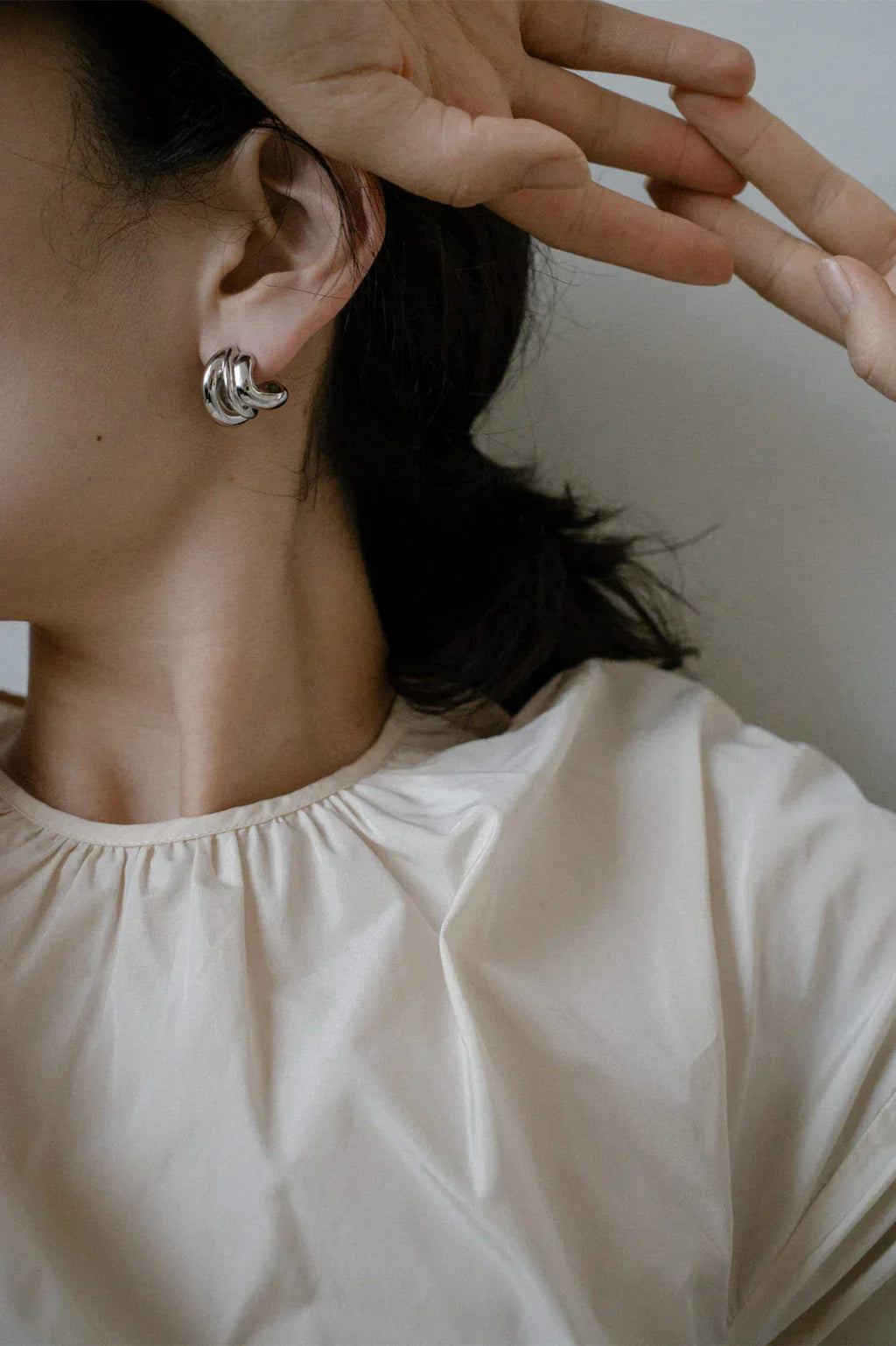 Completed Works Dollop Silver Earrings