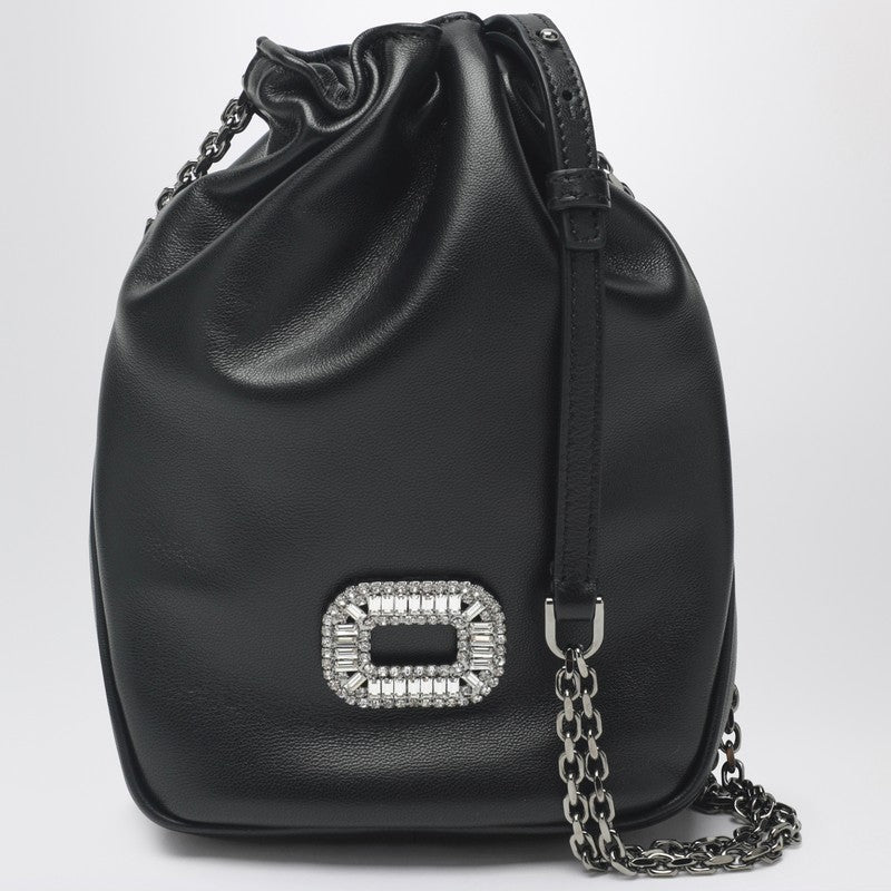 Nano Pilgrim bag in black leather