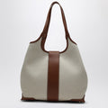 Viv Choc Medium Shopping Bag Natural Coloured