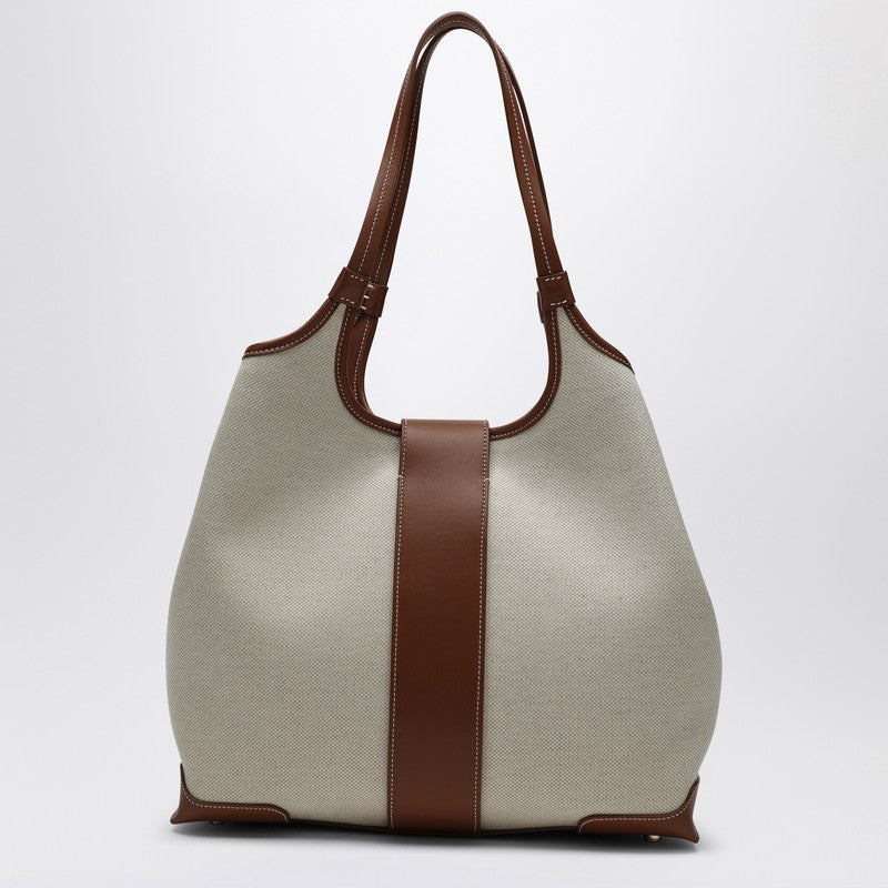 Viv Choc Medium Shopping Bag Natural Coloured