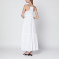 White Vasma cotton-voile dress