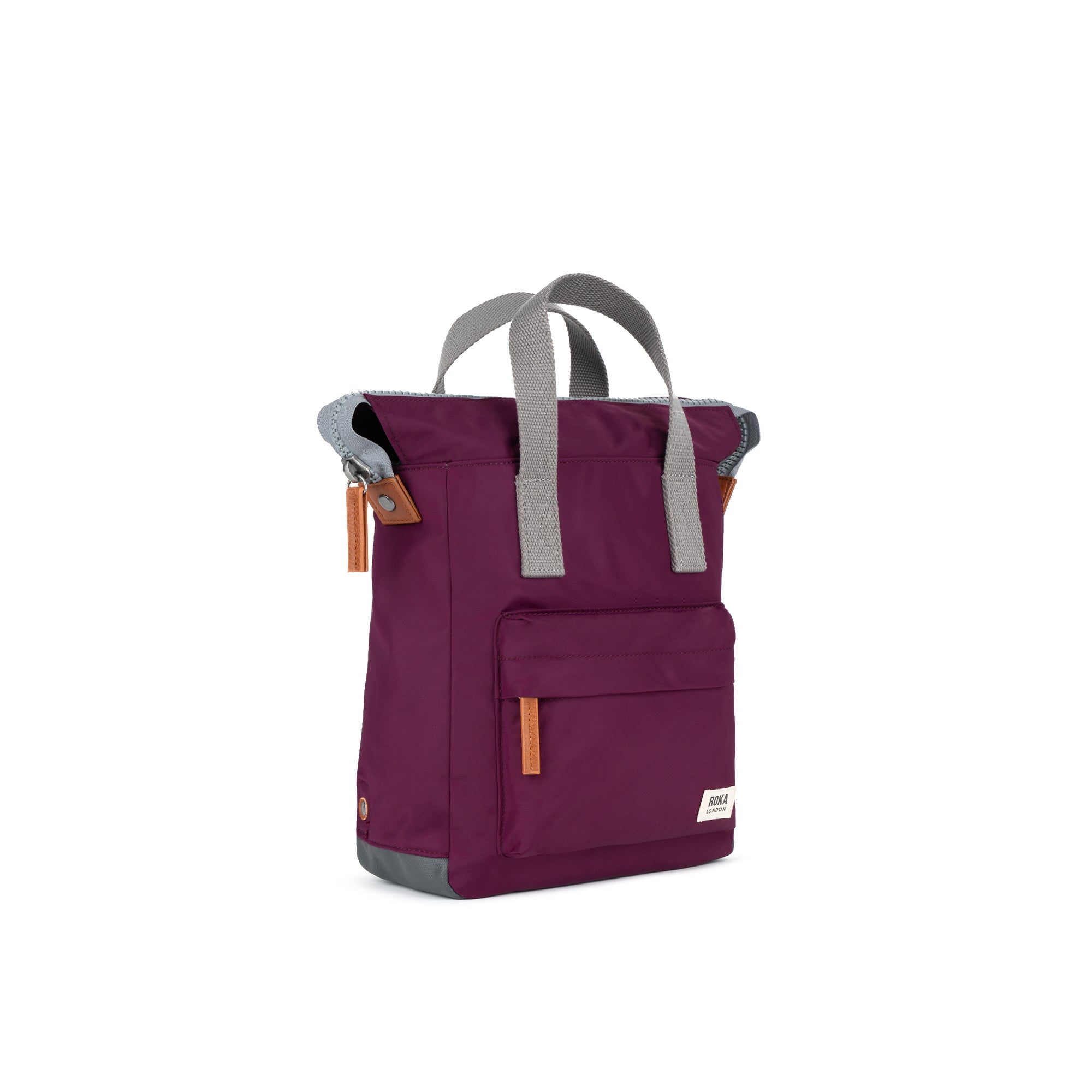 ROKA Bantry B Royal Burgundy Small Recycled Nylon Bag