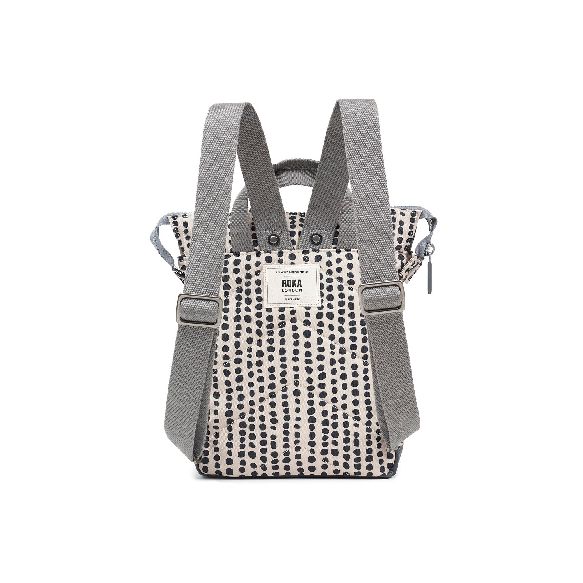 ROKA Bantry B Linear Dot Small Recycled Canvas Bag