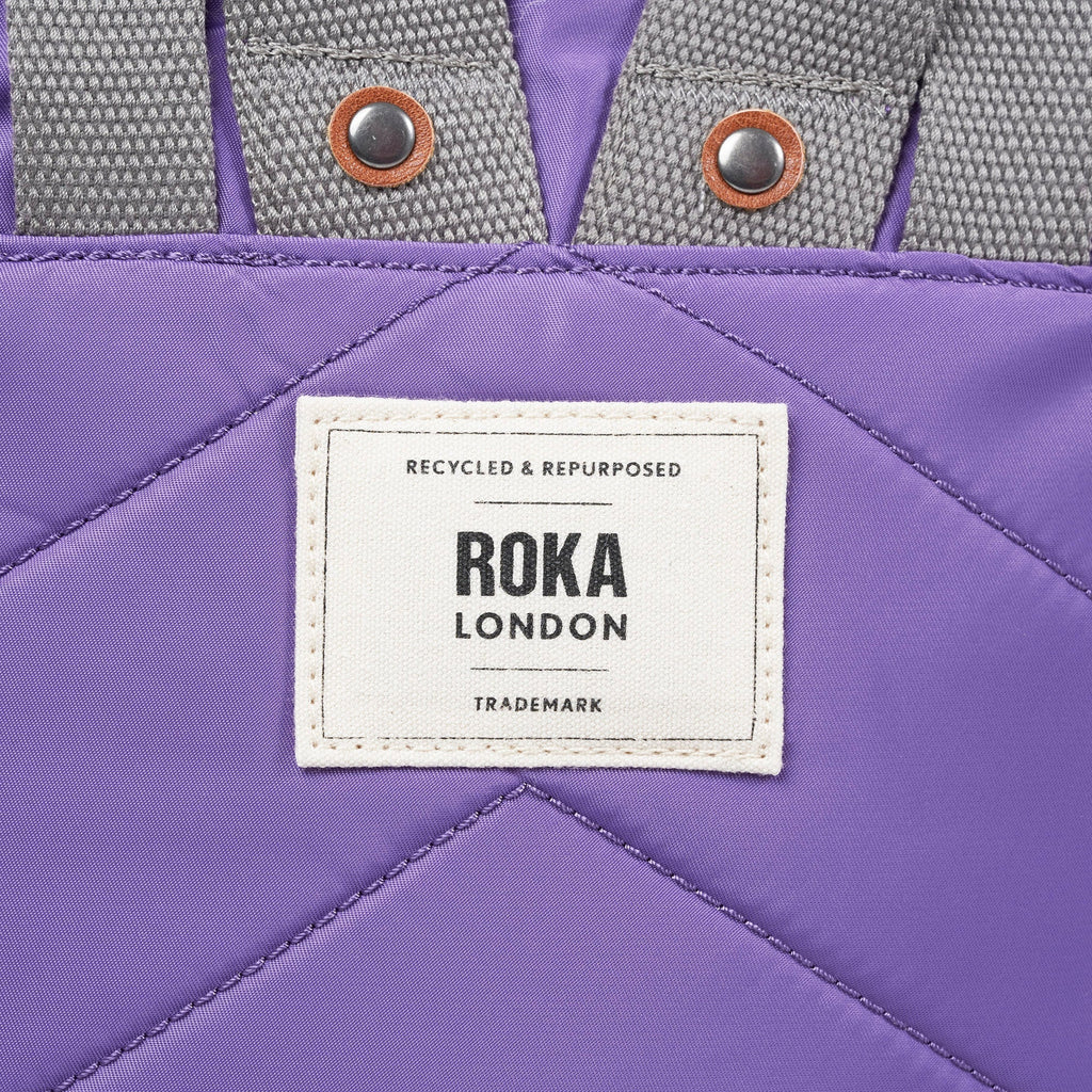 ROKA Bantry B Fresh Purple Small Recycled Nylon Bag