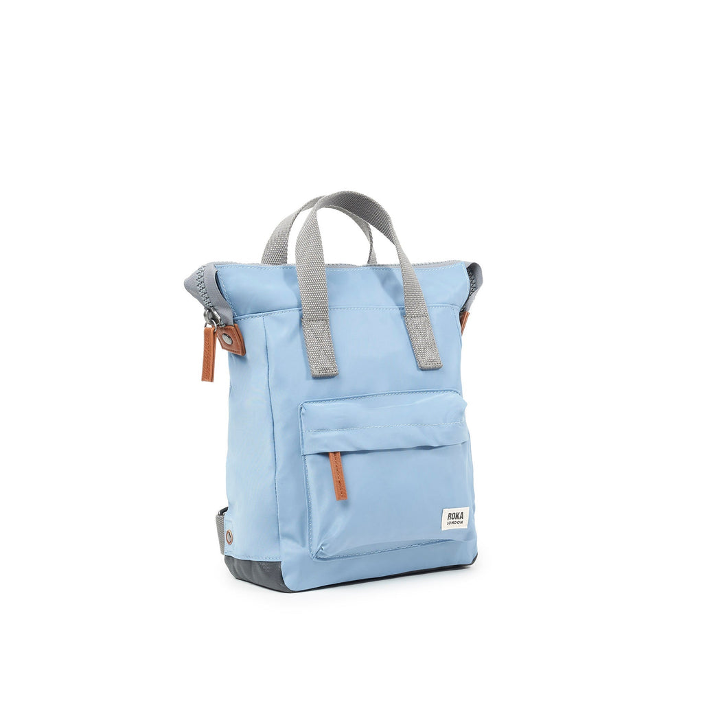 ROKA Bantry B Retro Blue Small Recycled Nylon Bag