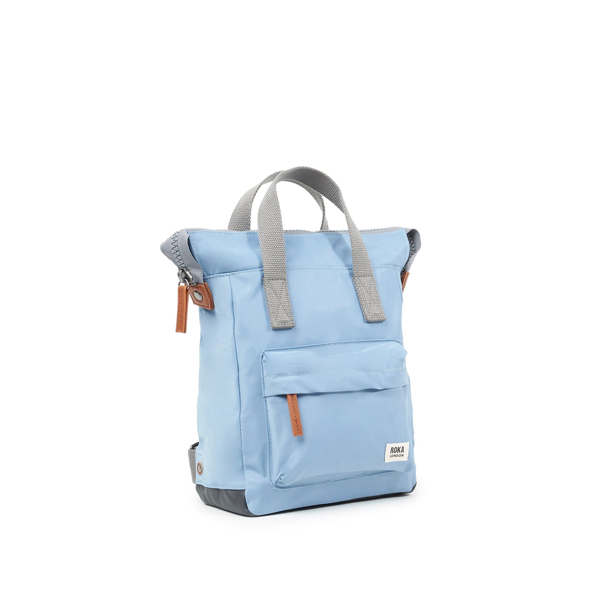 ROKA Bantry B Retro Blue Small Recycled Nylon Bag