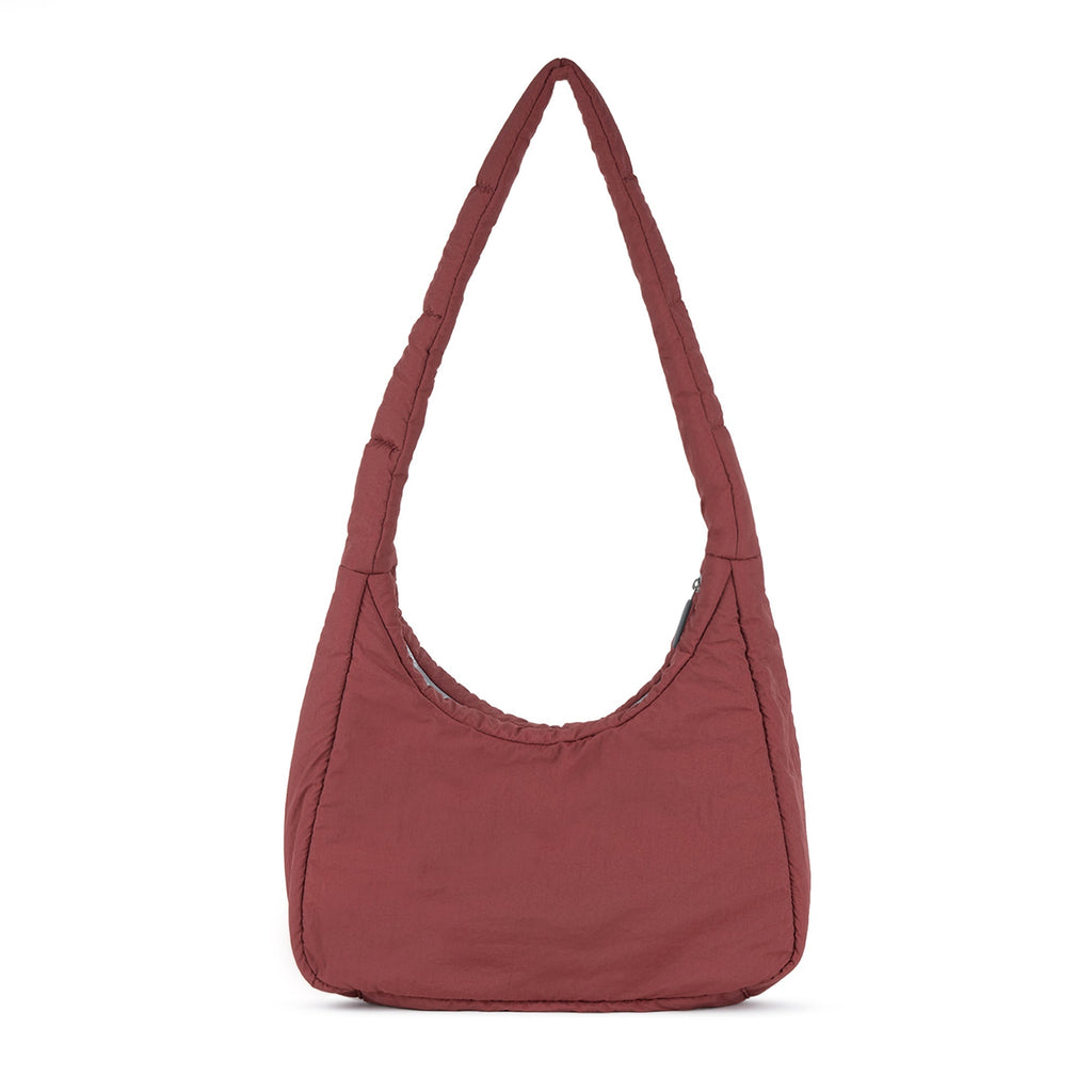 ROKA Belsize Bordeaux Medium Recycled Taslon Bag