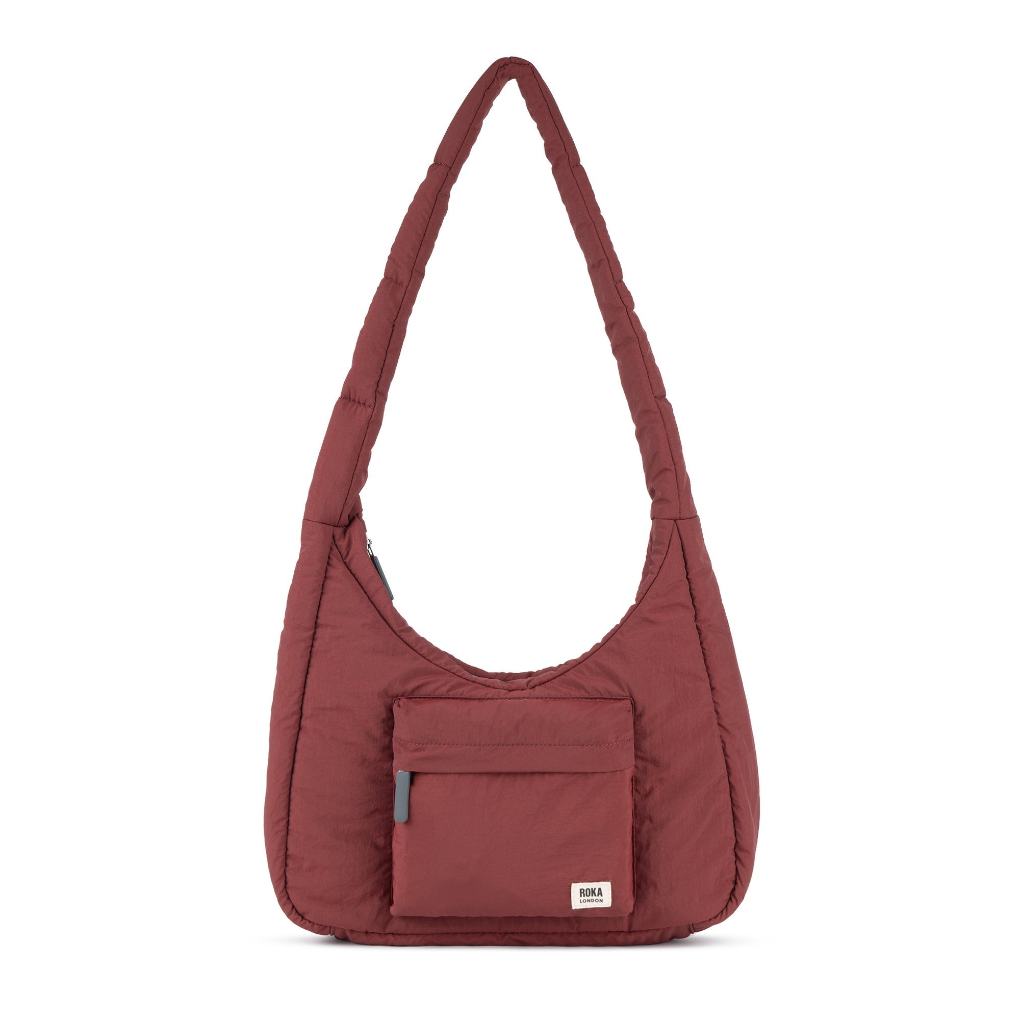 ROKA Belsize Bordeaux Medium Recycled Taslon Bag