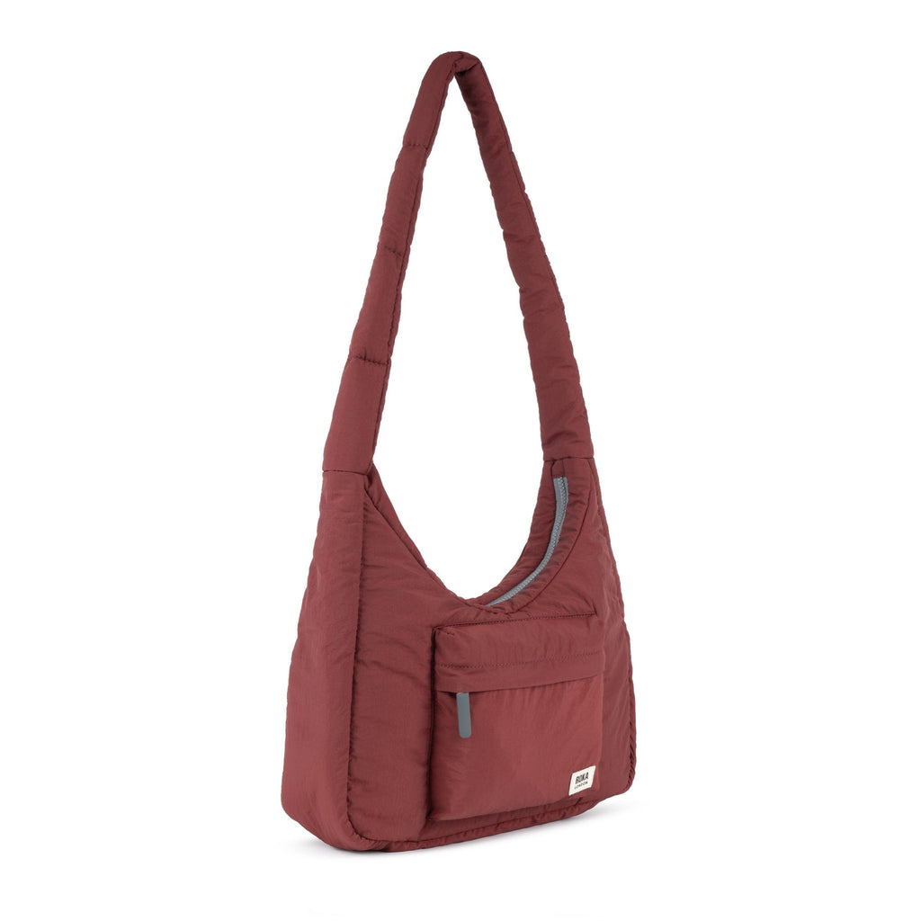 ROKA Belsize Bordeaux Medium Recycled Taslon Bag