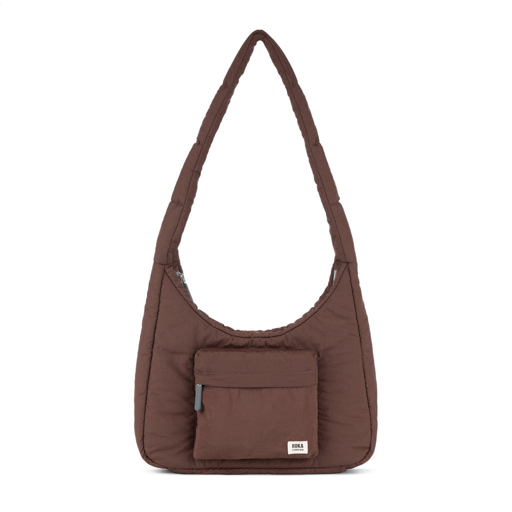 ROKA Belsize Chocolate Medium Recycled Taslon Bag