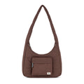 ROKA Belsize Chocolate Medium Recycled Taslon Bag