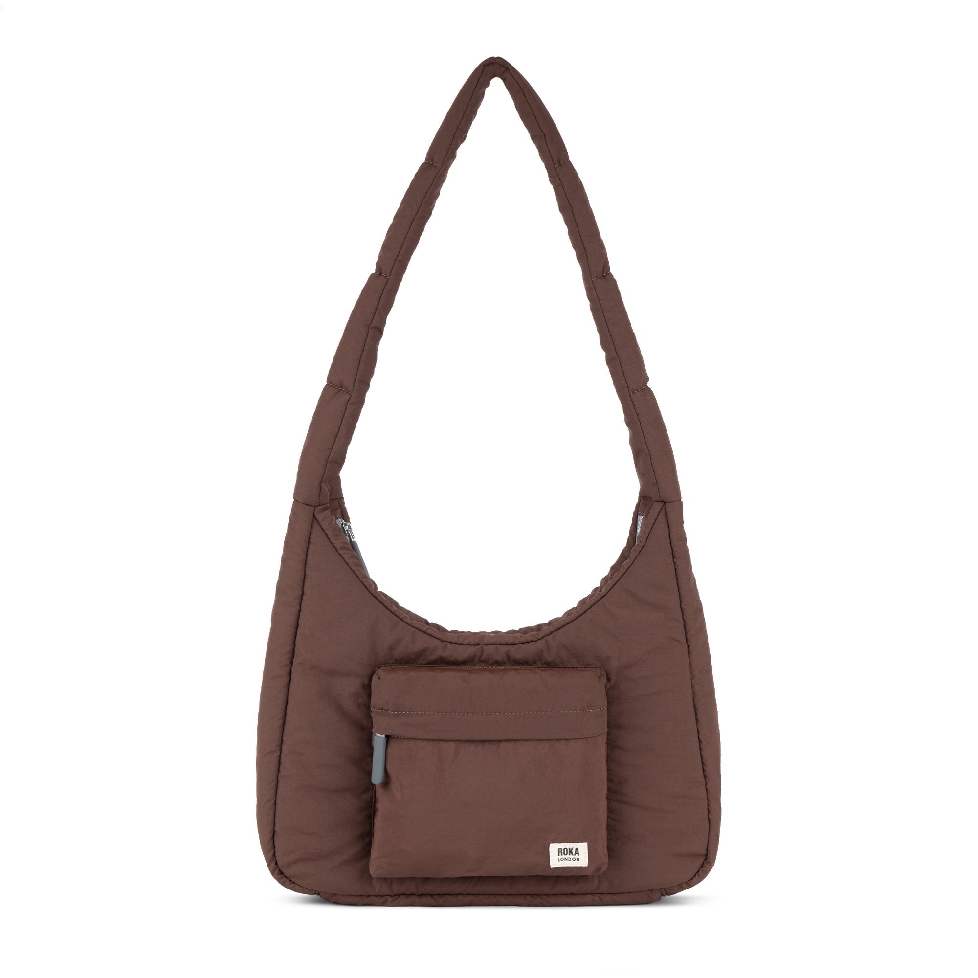 ROKA Belsize Chocolate Medium Recycled Taslon Bag