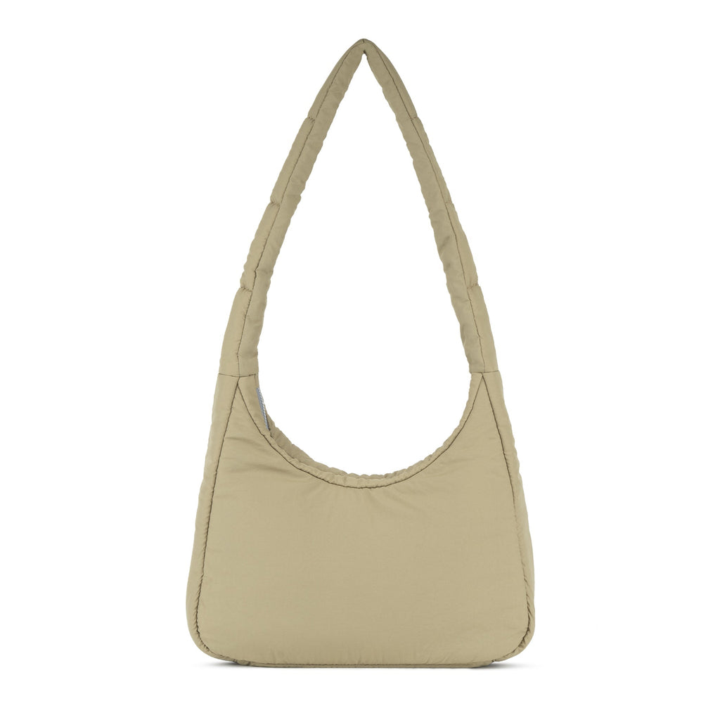 ROKA Belsize Taupe Medium Recycled Taslon Bag