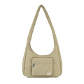 ROKA Belsize Taupe Medium Recycled Taslon Bag